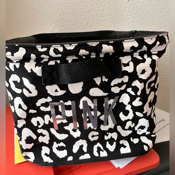 PINK LEOPARD BIN - Picture 1 of 7